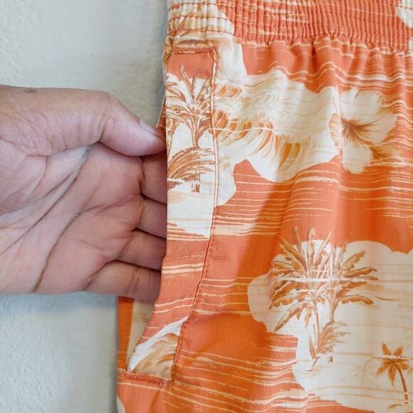 Tori Richard Men's Tropical Hawaiian Vacation Palm Trees Swim Trunks Sz L - Picture 3 of 8